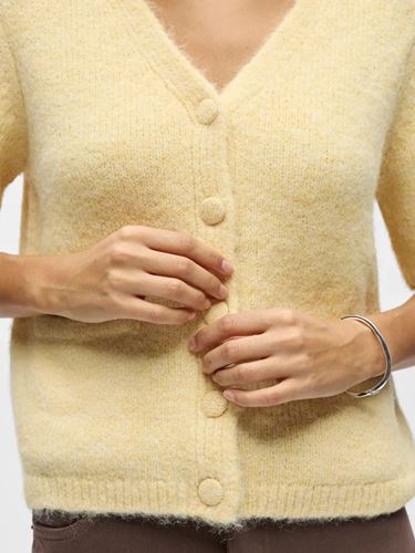Toppar - Objsaggia V-neck Kint Cardigan – Sunlight