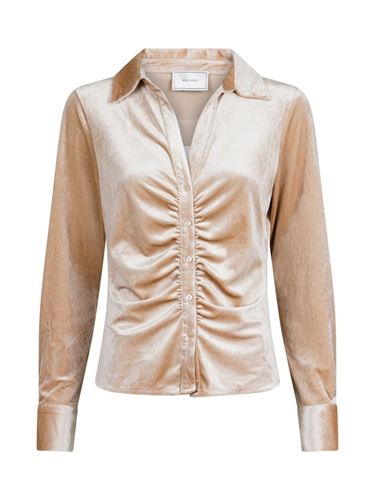 Blusar/Skjortor - Christy velvet shirt – champagne
