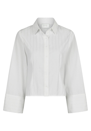 Blusar/skjortor - Rosa solid shirt – White