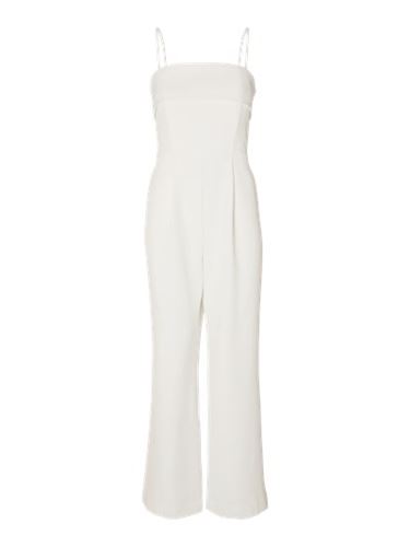 Klänningar - Slfvinelle strap jumpsuit – snow white