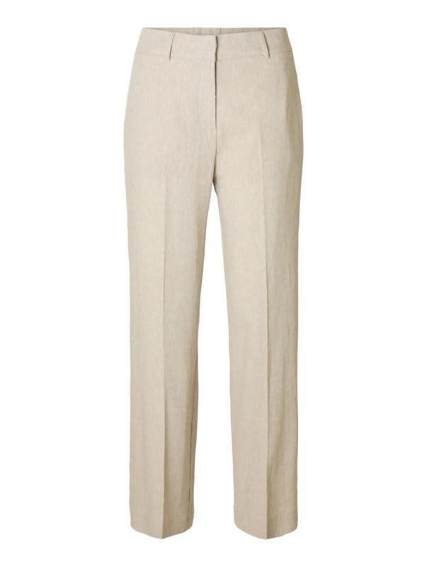 Byxor - Slftania-Rita Wide Pant – Nomad/Melange