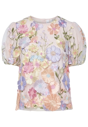 Blusar/skjortor - Yasflowering top – Lavendula/detail pastel