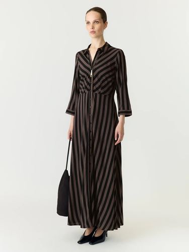 Klänningar - YasSavanna Long Skirt Dress – Chocolate/Black
