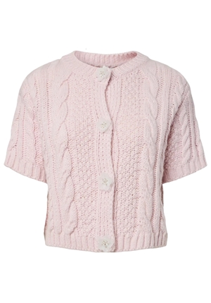 Tröjor & Koftor - YasPalila Knit Cardigan – Pale Lilac