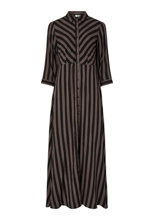 Klänningar - YasSavanna Long Skirt Dress – Chocolate/Black