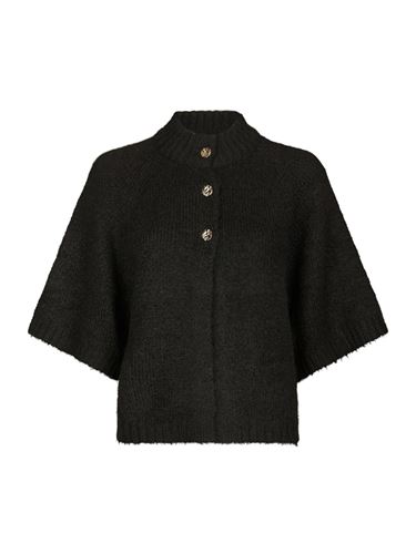 Tröjor/Koftor - Benuta fluffy knit cardigan – Dark brown