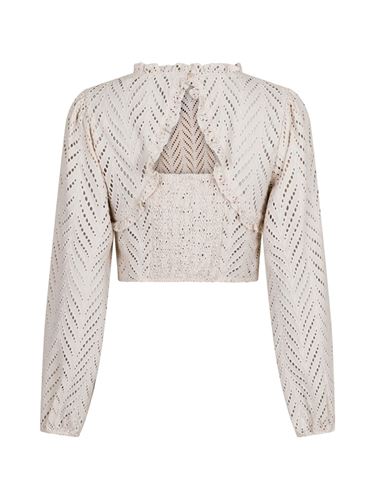 Toppar - Rivoli wave blouse – Ivory