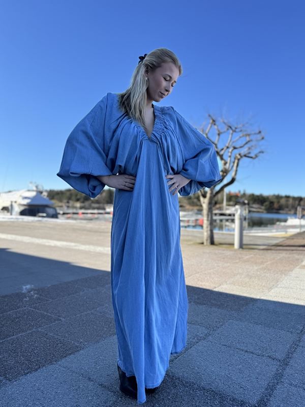 Klänningar - Denim dress – Light blue