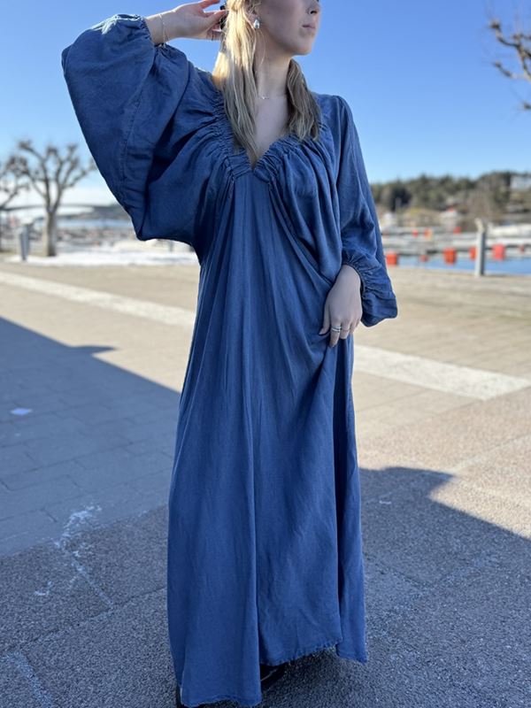 Klänningar - Denim dress – Dark blue