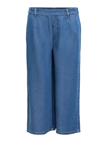 Byxor - Objframe Culotte Pant – Medium Blue Denim