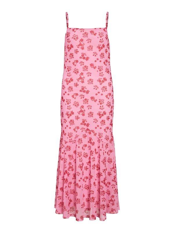 Klänningar - Visine Ankel Strap Dress – Pink Yarrow/Flower