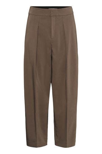 Byxor - ZellaIW barrel pant – Coffee quartz