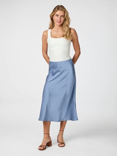 Kjolar - Bovary Skirt – Smoke Blue