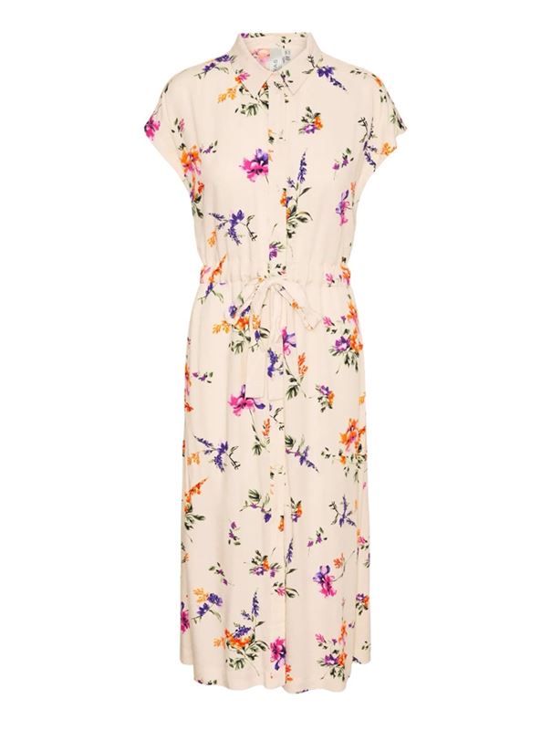 Klänningar - Yasasina midi belt dress – Whitecap gray/botanica