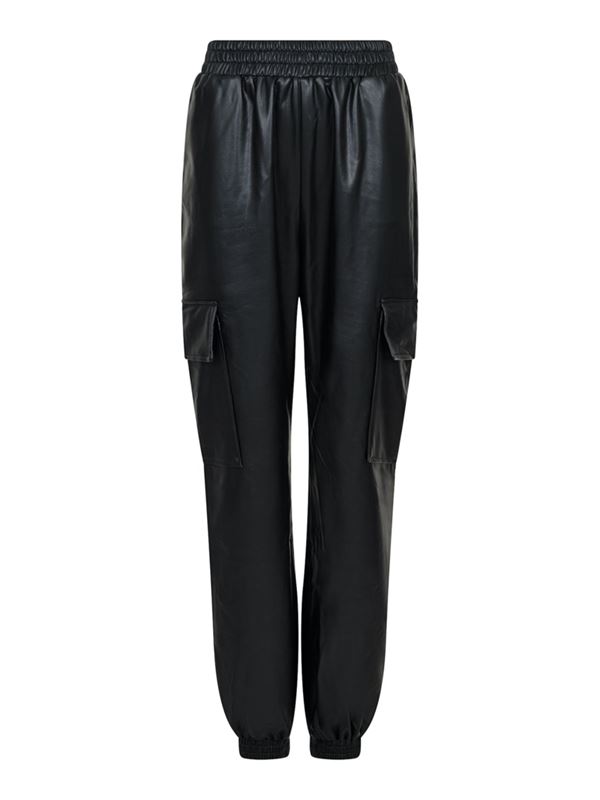 Byxor - Carlotta faux pants – black