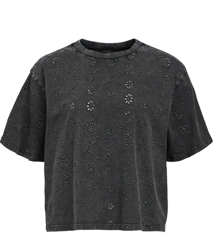 Toppar - Objcelina lo s/s tee – black