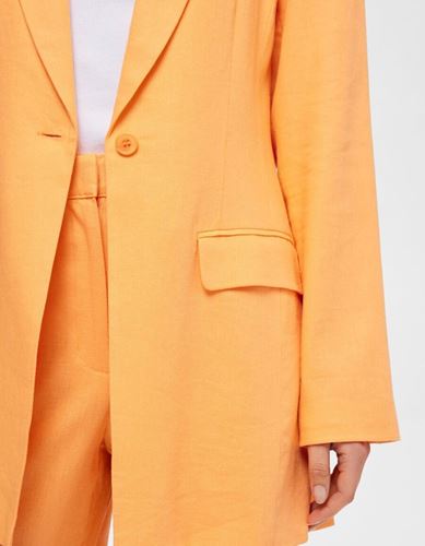 Kavajer & Ytterplagg - Slftania ls slim blazer – Papaya