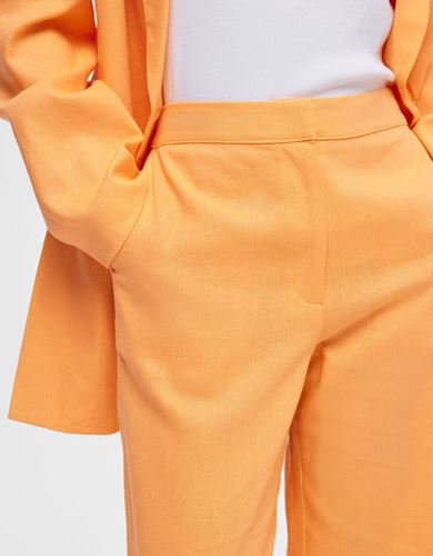 Byxor - Slftania-eliana wide pant – Papaya
