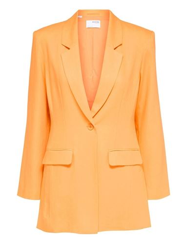 Kavajer & Ytterplagg - Slftania ls slim blazer – Papaya