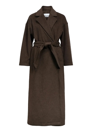Kavajer/Ytterplagg - Objklara Oversized Coat – Seal Brown