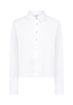 Blusar/Skjortor - Lr-Isla Solid – White Blusar/Skjortor - Lr-Isla Solid – White