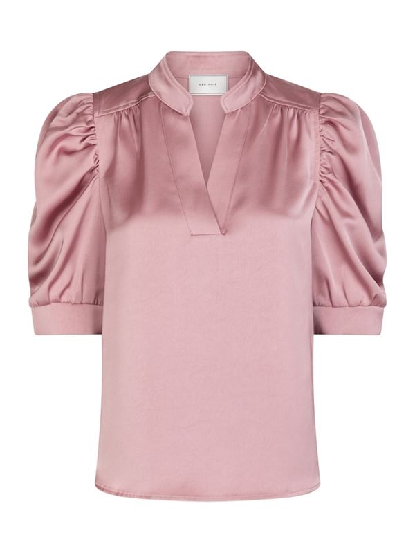 Blusar/Skjortor - Roella heavy sateen blouse – Evening Rose