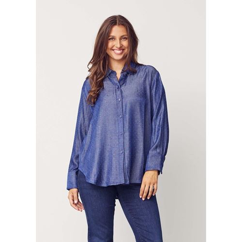 Toppar - Kate shirt – Blue shine