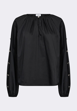 Blusar/skjortor - LR-Isla solid 131 – Black