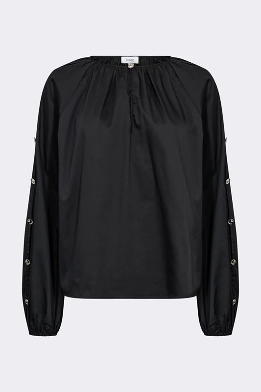 Blusar/skjortor - LR-Isla solid 131 – Black