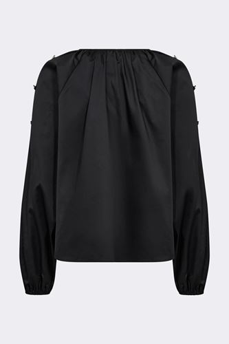 Blusar/skjortor - LR-Isla solid 131 – Black