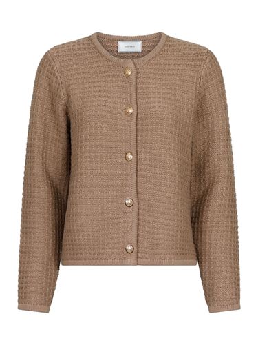 Kavajer/Ytterplagg - Limone knit jacket – taupe