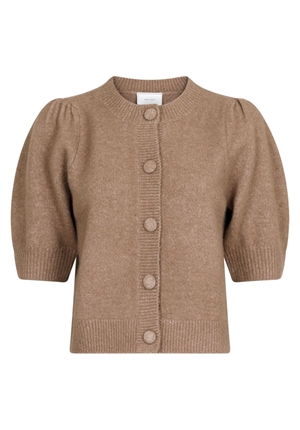 Tröjor/Koftor - Trudy knit cardigan – dusty brown