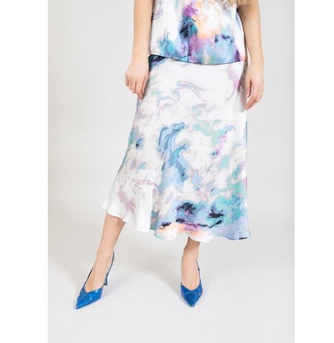 Kjolar - Skirt in swirl print – Swirl print