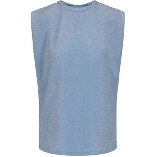 Toppar - Top in lurex – Ice blue