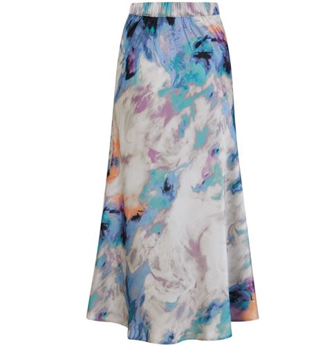 Kjolar - Skirt in swirl print – Swirl print