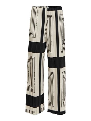 Byxor - Objtobina pant – black/white