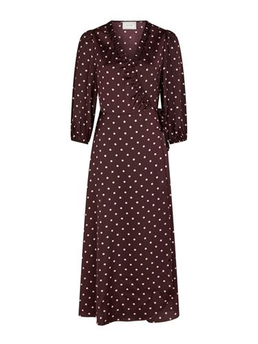 Klänningar - Malinga Dot Dress – Wine