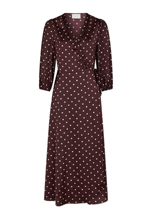 Klänningar - Malinga Dot Dress – Wine