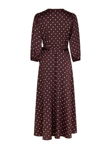 Klänningar - Malinga Dot Dress – Wine