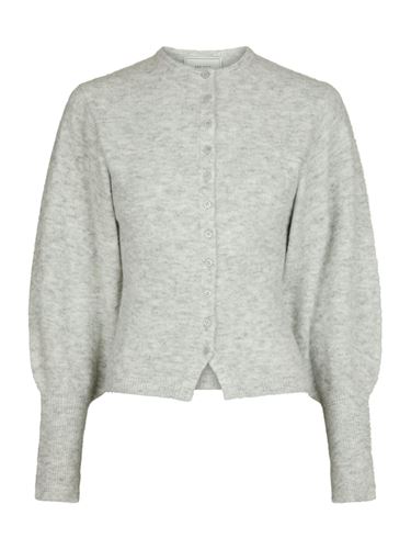 Tröjor/Koftor - Briano soft knit cardigan  – Light grey melange