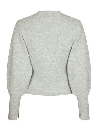Tröjor/Koftor - Briano soft knit cardigan  – Light grey melange