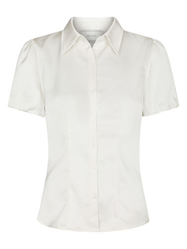 Blusar/Skjortor - Lyselle heavy sateen shirt – Pearl