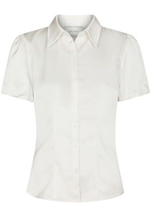 Blusar/Skjortor - Lyselle heavy sateen shirt – Pearl Blusar/Skjortor - Lyselle heavy sateen shirt – Pearl