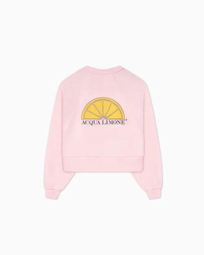 Tröjor/Koftor - Cropped ivy sweater –  Pale pink