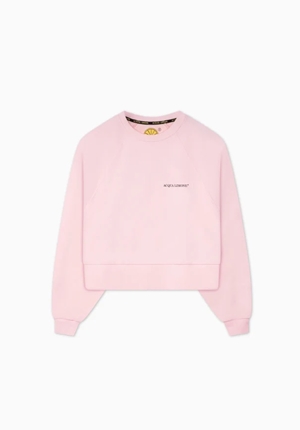 Tröjor/Koftor - Cropped ivy sweater –  Pale pink