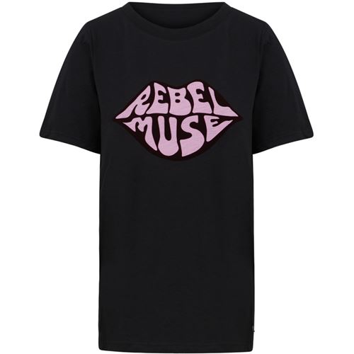 Toppar - Rebel muse t-shirt – black