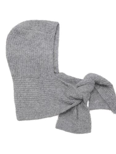Accessoarer - Objmilu scarf knit balaclava – Medium grey