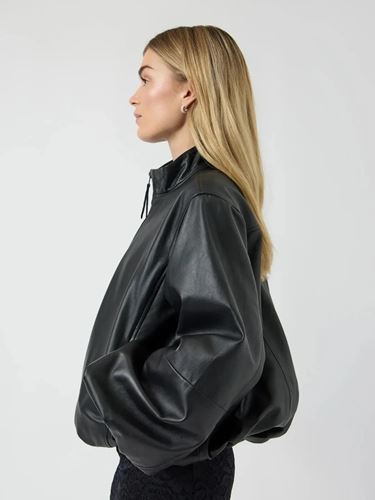 Kavajer/Ytterplagg - Yasisabel Leather Jacket – Black
