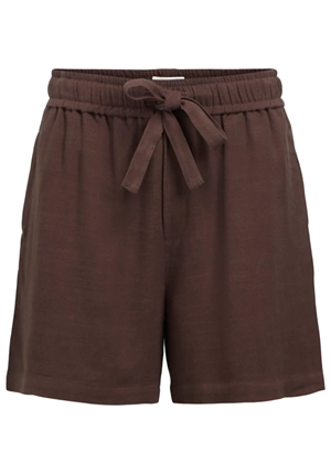 Shorts - Objsanne  wide shorts – Seal brown