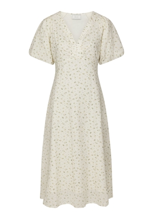 Klänningar/Tunikor - Illana small rose flower dress – Light yellow Klänningar/Tunikor - Illana small rose flower dress – Light yellow